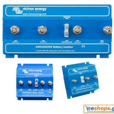 Απομονωτής μπαταριών Victron Battery Isolators Argodiode 100-3AC 3 batteries 100A – για σκάφη, τροχόσπιτα, αυτόνομα φωτοβολταϊκά συστήματα. Τιμές datasheet.